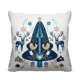 SCANDINAVIANCHRISTMAS Animal Reversible Indoor/Outdoor Square Pillow
