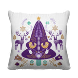 SCANDINAVIANCHRISTMAS Animal Reversible Indoor/Outdoor Square Pillow