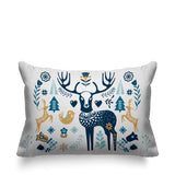 SCANDINAVIANDEER Animal Reversible Indoor/Outdoor Rectangular Pillow