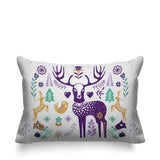 SCANDINAVIANDEER Animal Reversible Indoor/Outdoor Rectangular Pillow