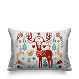 SCANDINAVIANDEER Animal Reversible Indoor/Outdoor Rectangular Pillow