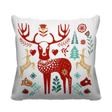 SCANDINAVIANDEER Animal Reversible Indoor/Outdoor Square Pillow
