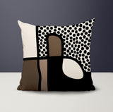 Scara Abstract Square Indoor/Outdoor Throw Pillow