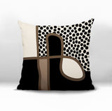 Scara Abstract Square Indoor/Outdoor Throw Pillow
