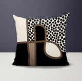 Scara Abstract Square Indoor/Outdoor Throw Pillow