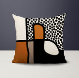 Scara Abstract Square Indoor/Outdoor Throw Pillow