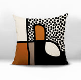 Scara Abstract Square Indoor/Outdoor Throw Pillow