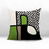 Scara Abstract Square Indoor/Outdoor Throw Pillow
