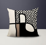 Scara Abstract Square Indoor/Outdoor Throw Pillow