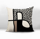 Scara Abstract Square Indoor/Outdoor Throw Pillow