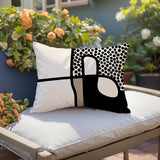 Scara Abstract Reversible Indoor/Outdoor Rectangular Pillow
