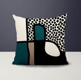 Scara Abstract Square Indoor/Outdoor Throw Pillow