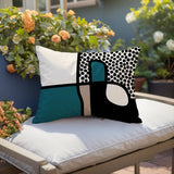 Scara Abstract Reversible Indoor/Outdoor Rectangular Pillow