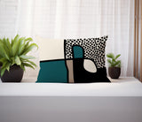 Scara Abstract Reversible Indoor/Outdoor Rectangular Pillow