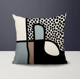 Scara Abstract Square Indoor/Outdoor Throw Pillow