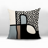 Scara Abstract Square Indoor/Outdoor Throw Pillow