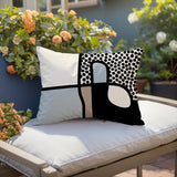 Scara Abstract Reversible Indoor/Outdoor Rectangular Pillow