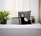 Scara Abstract Reversible Indoor/Outdoor Rectangular Pillow