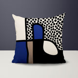 Scara Abstract Square Indoor/Outdoor Throw Pillow