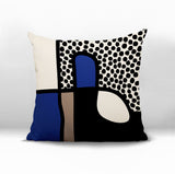 Scara Abstract Square Indoor/Outdoor Throw Pillow