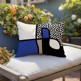 Scara Abstract Reversible Indoor/Outdoor Rectangular Pillow