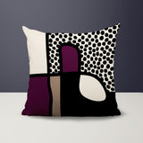 Scara Abstract Square Indoor/Outdoor Throw Pillow