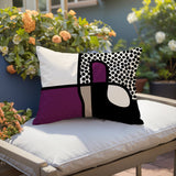 Scara Abstract Reversible Indoor/Outdoor Rectangular Pillow