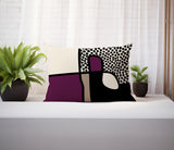 Scara Abstract Reversible Indoor/Outdoor Rectangular Pillow