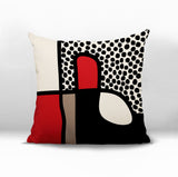 Scara Abstract Square Indoor/Outdoor Throw Pillow