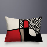 Scara Abstract Reversible Indoor/Outdoor Rectangular Pillow