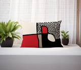 Scara Abstract Reversible Indoor/Outdoor Rectangular Pillow