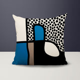 Scara Abstract Square Indoor/Outdoor Throw Pillow