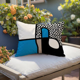 Scara Abstract Reversible Indoor/Outdoor Rectangular Pillow