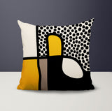Scara Abstract Square Indoor/Outdoor Throw Pillow