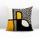 Scara Abstract Square Indoor/Outdoor Throw Pillow