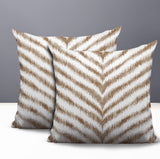Scaro Zebra Print Indoor/Outdoor Reversible Square Pillow