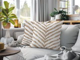 Scaro Zebra Print Indoor/Outdoor Reversible Square Pillow
