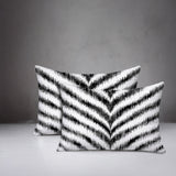 Scaro Zebra Print Indoor/Outdoor Reversible Rectangular Pillow