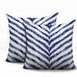 Scaro Zebra Print Indoor/Outdoor Reversible Square Pillow