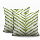 Scaro Zebra Print Indoor/Outdoor Reversible Square Pillow