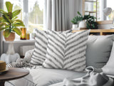 Scaro Zebra Print Indoor/Outdoor Reversible Square Pillow