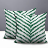 Scaro Zebra Print Indoor/Outdoor Reversible Square Pillow