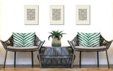 Scaro Zebra Print Indoor/Outdoor Reversible Rectangular Pillow