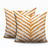 Scaro Zebra Print Indoor/Outdoor Reversible Square Pillow