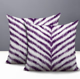 Scaro Zebra Print Indoor/Outdoor Reversible Square Pillow