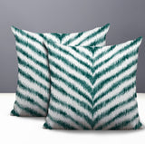 Scaro Zebra Print Indoor/Outdoor Reversible Square Pillow