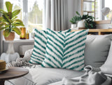 Scaro Zebra Print Indoor/Outdoor Reversible Square Pillow