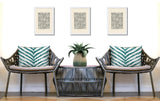 Scaro Zebra Print Indoor/Outdoor Reversible Rectangular Pillow