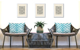 Scaro Zebra Print Indoor/Outdoor Reversible Rectangular Pillow