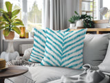 Scaro Zebra Print Indoor/Outdoor Reversible Square Pillow